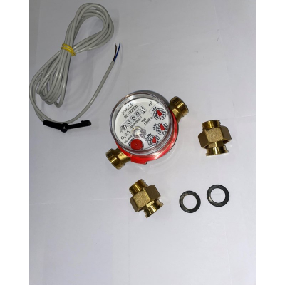 VOLUCOMPTEUR DN13 1/2 - 1,5M3 EAU CHAUDE - 4 IMP/ L. -1