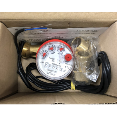 VOLUCOMPTEUR DN20 3/4 - 2,5M3 EAU CHAUDE - 4 IMP./ L.-1