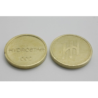 JETON HYDROSTAR Ø18.5mm EPAISSEUR 2.25mm - prix unitaire par lot de 1000-1