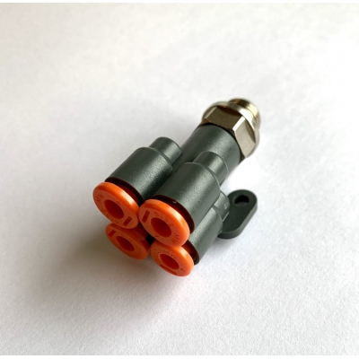 RACCORD RAPIDE QUADRUPLE 1/8 POUR DISTRIBUTEUR 4 PARFUMS-1