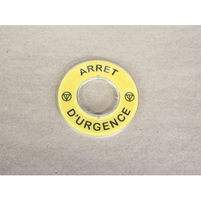 RONDELLE ARRET D'URGENCE JAUNE-1