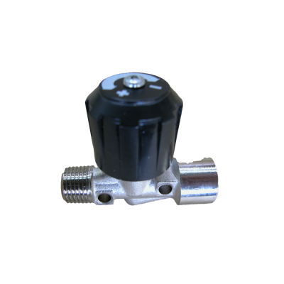 ROBINET  M 1/4 -F1/4  LAITON NICKELÉ-1