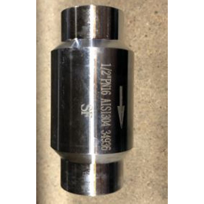 CLAPET ANTI RETOUR INOX FF1/2 -1