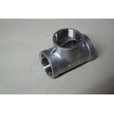 TE INOX 1 FEMELLE - FEMELLE - FEMELLE