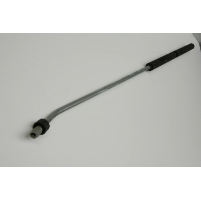 LANCE ACIER COUDEE - PROTECTION MOULEE - LONGUEUR 1200MM - 1/4M - 1/4F-1