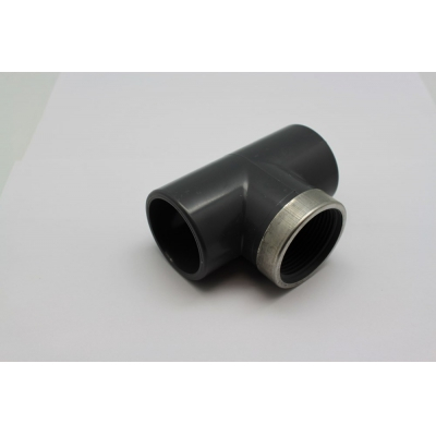 TE MIXTE TARAUDE Ø40 X 11/4 PVC PRESSION-1