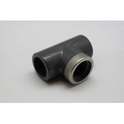 TE MIXTE TARAUDE Ø20 X 1/2 PVC PRESSION-1