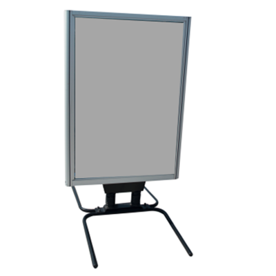 CANOPY ROSEAU GRIS ALUMINIUM 80 x 120cm-1